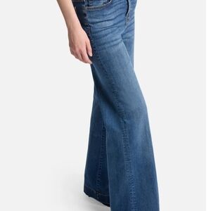 7 For All Mankind Classic Blue Wide Leg Jeans